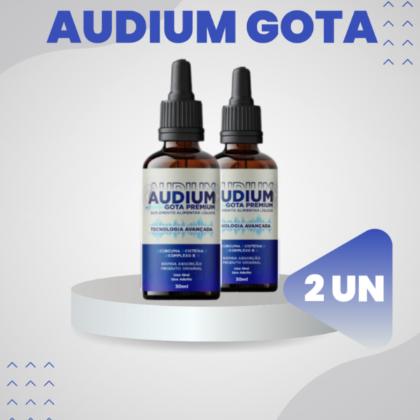 Audium Gota Premium: Melhore sua audição naturalmente com este suplemento em gotas. Fórmula eficaz para cuidar da saúde auditiva!