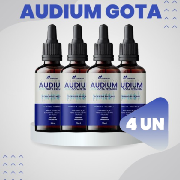 Audium Gota Premium: Melhore sua audição naturalmente com este suplemento em gotas. Fórmula eficaz para cuidar da saúde auditiva!